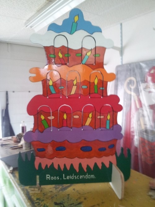 Brandweerspel - Verjaardagstaart